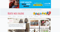 Desktop Screenshot of kreativmedungerne.dk